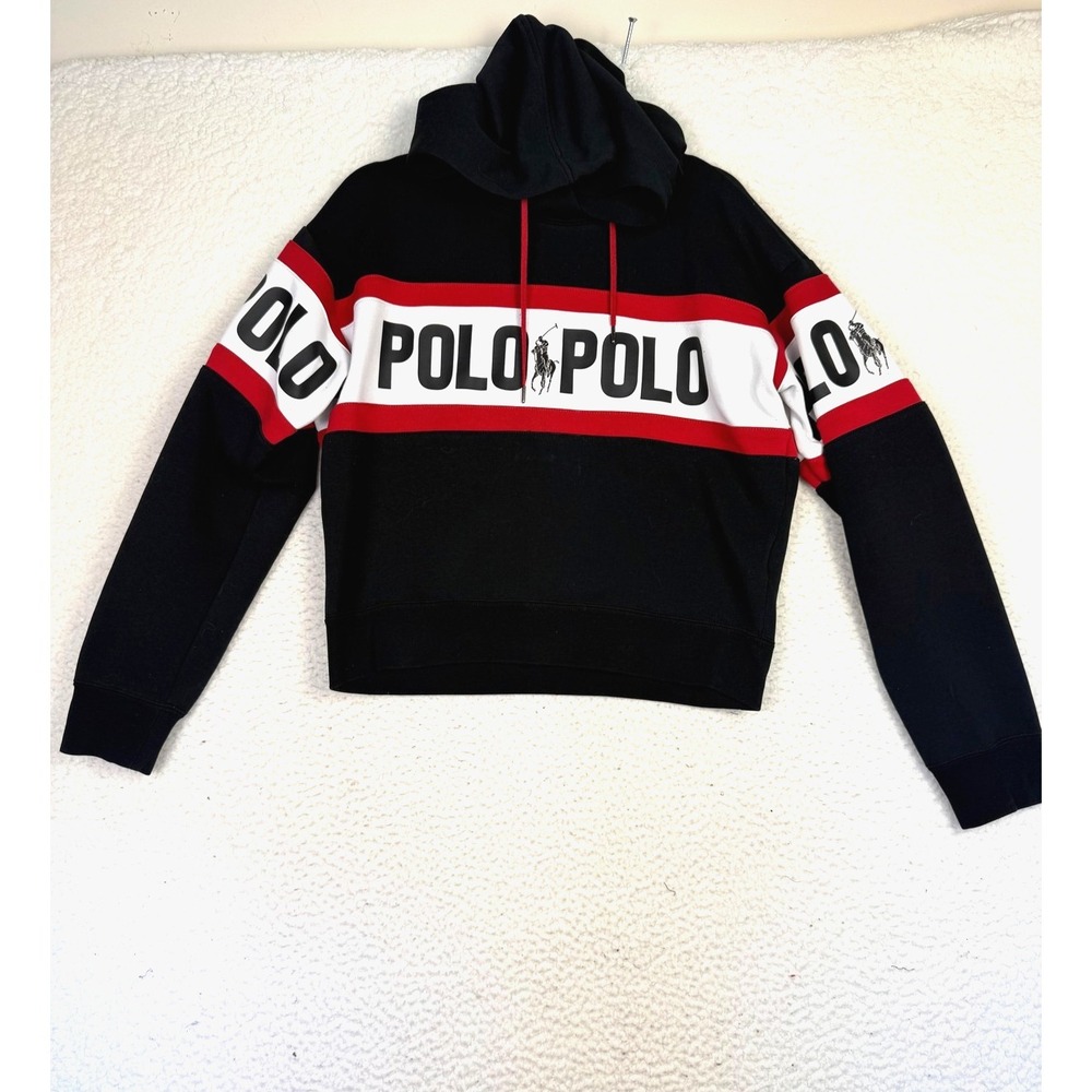 Polo By Ralph Lauren Double Knit Tech LSL KNT Women Size Large - Picture 1 of 9